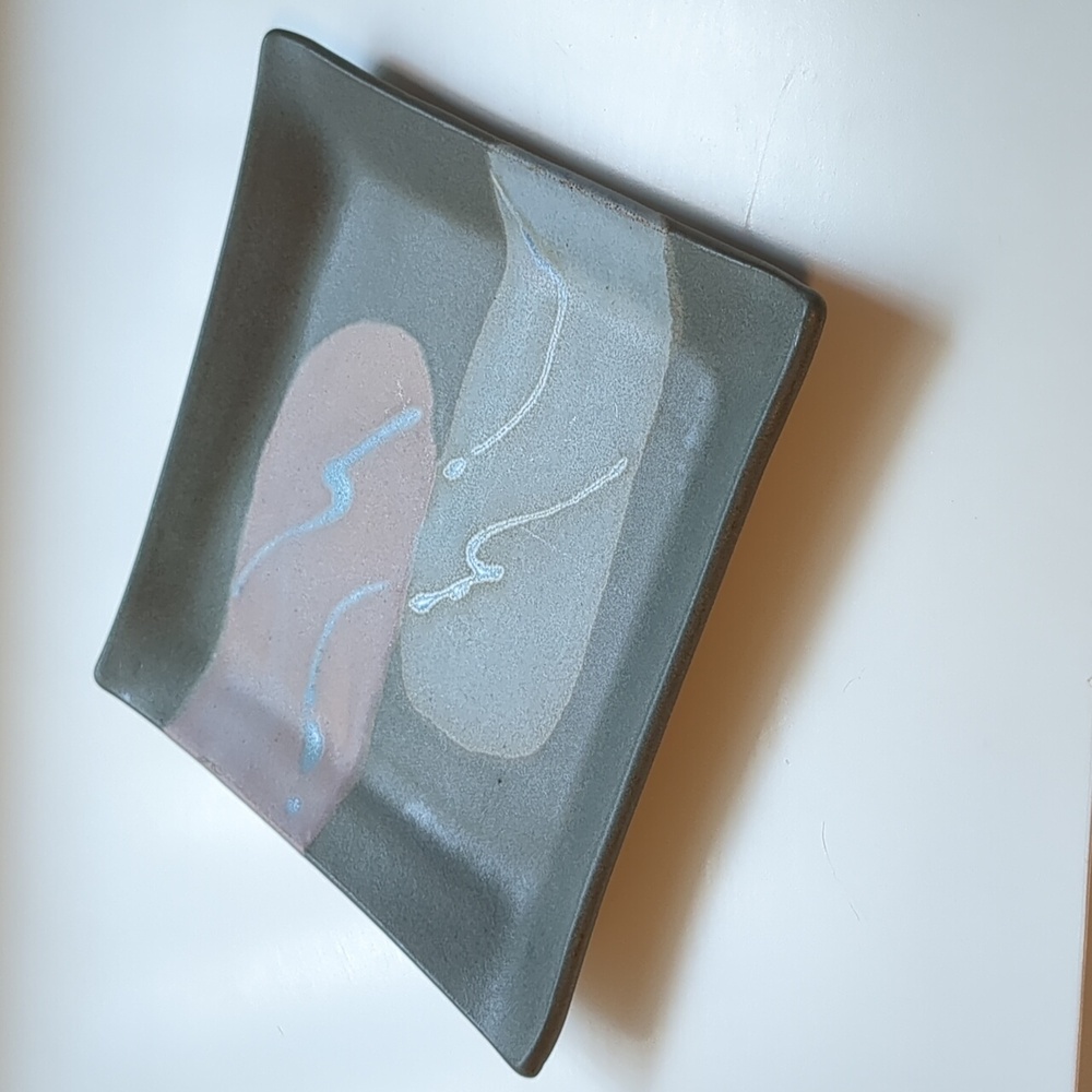 Frank DiGangi Signed Art Pottery Decorative Plate